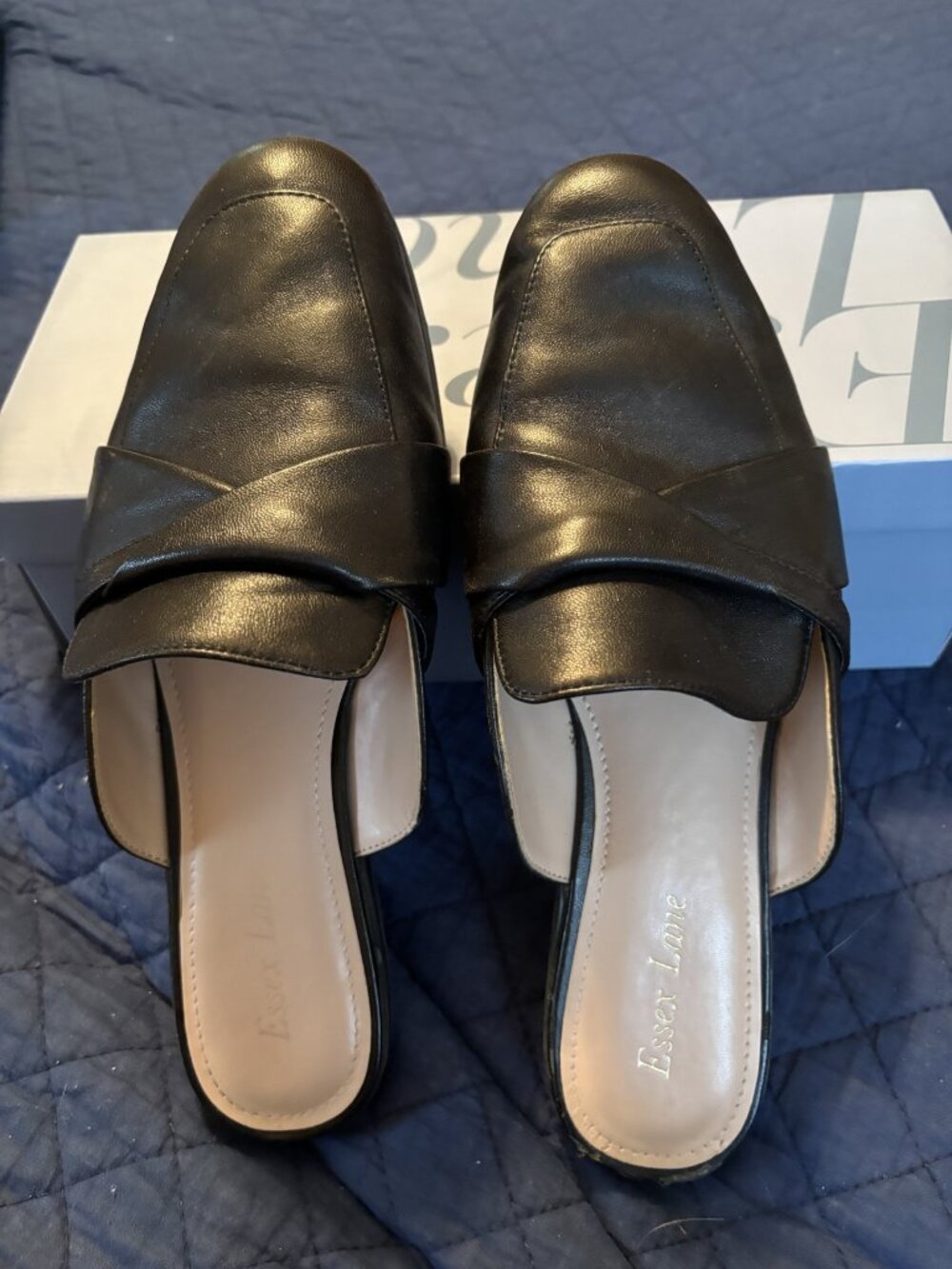 Essex Lane El-Louisa Mule in Black
